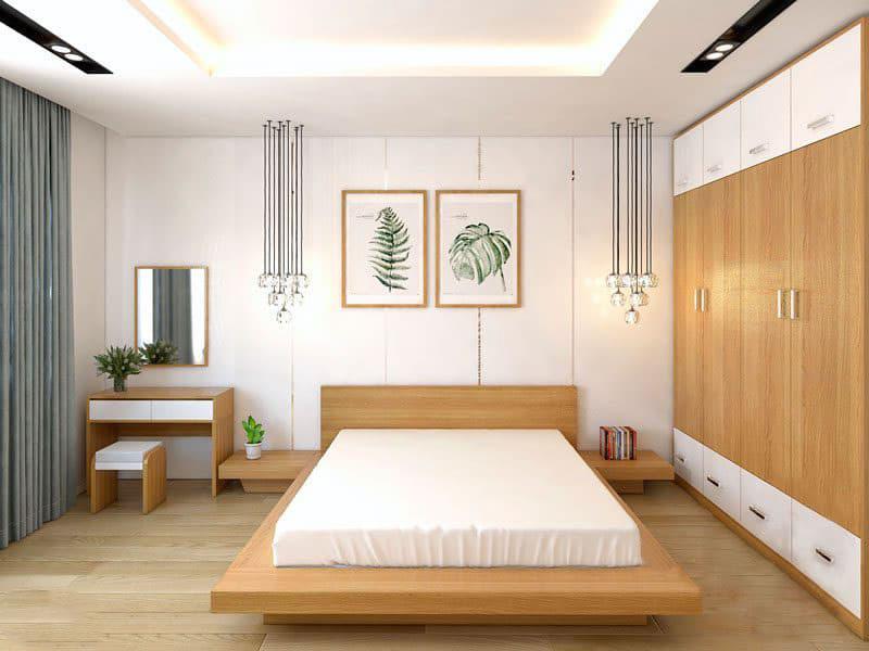 Treo bóng đèn dưới xà ngang