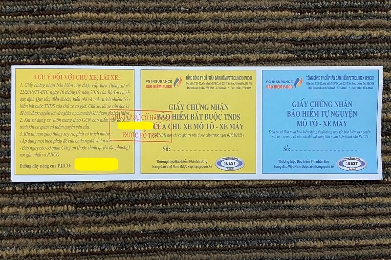 Bảo hiểm xe máy tự nguyện