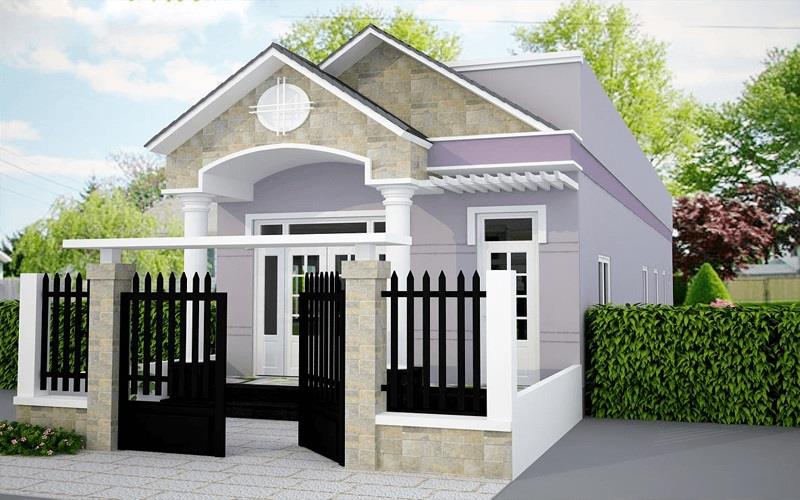 Tùy theo độ lớn của ngôi nhà để sơn màu ngoại thất