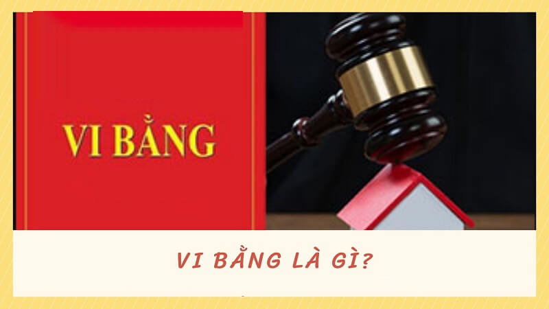 Vi bằng ghi nhận lại các sự kiện có thật