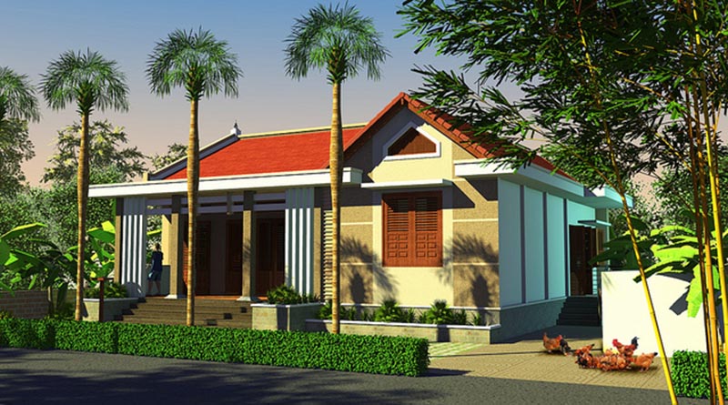 Xây nhà chữ đinh