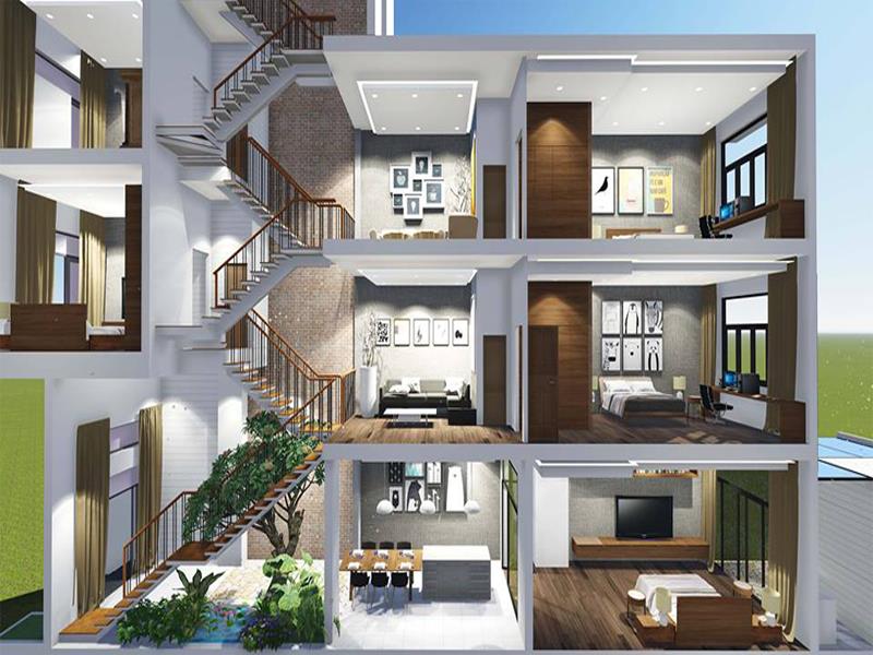 Xây nhà lệch tầng là gì