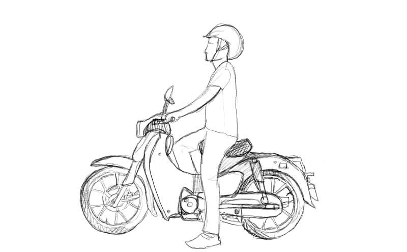 Xe máy gần hết xăng thường sẽ chạy ì ạch