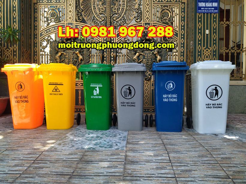 Giảm giá thùng rác 240 l màu xám tại Hà Nội