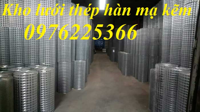 Lưới thép hàn mạ kẽm D3,D4 ô 50x50 hàng có sẵn dạng cuộn 