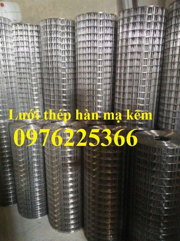 Lưới thép hàn mạ kẽm D3,D4 ô 50x50 hàng có sẵn dạng cuộn 