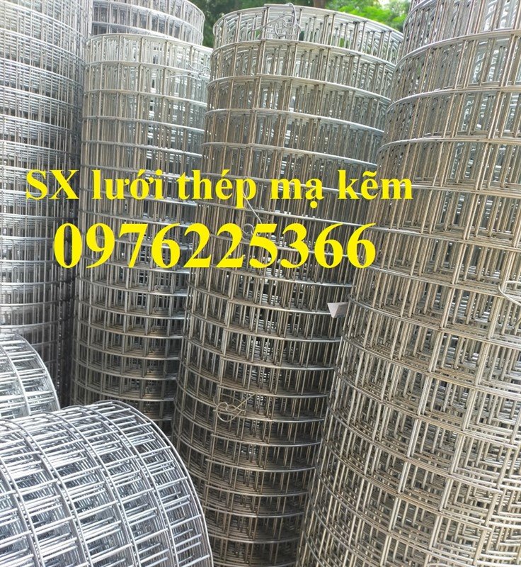 Lưới thép hàn mạ kẽm D3,D4 ô 50x50 hàng có sẵn