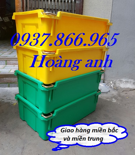Thùng cơ khí có quai xách, thùng nhựa A2