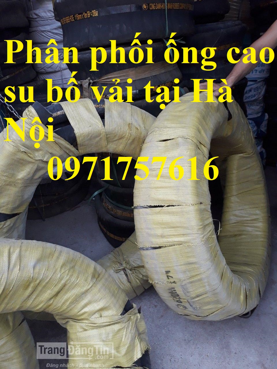 Phân phối ống cao su bố vải ,ống cao su mành thép 