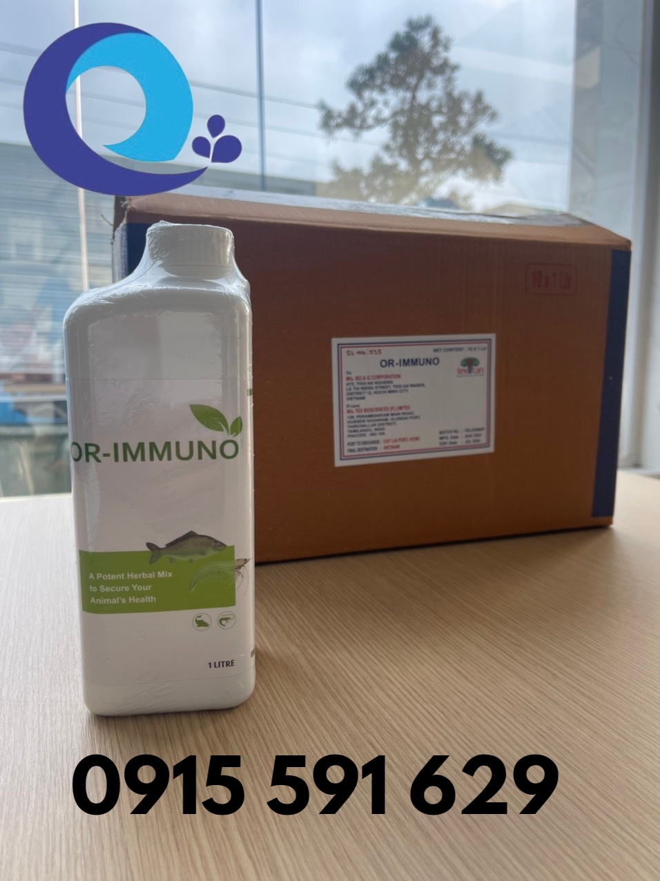 𝐎𝐑 &ndash 𝐈𝐌𝐌𝐔𝐍𝐎 thảo dược thay thế kh&aacuteng sinh cho t&ocircm cá vật nu&ocirci