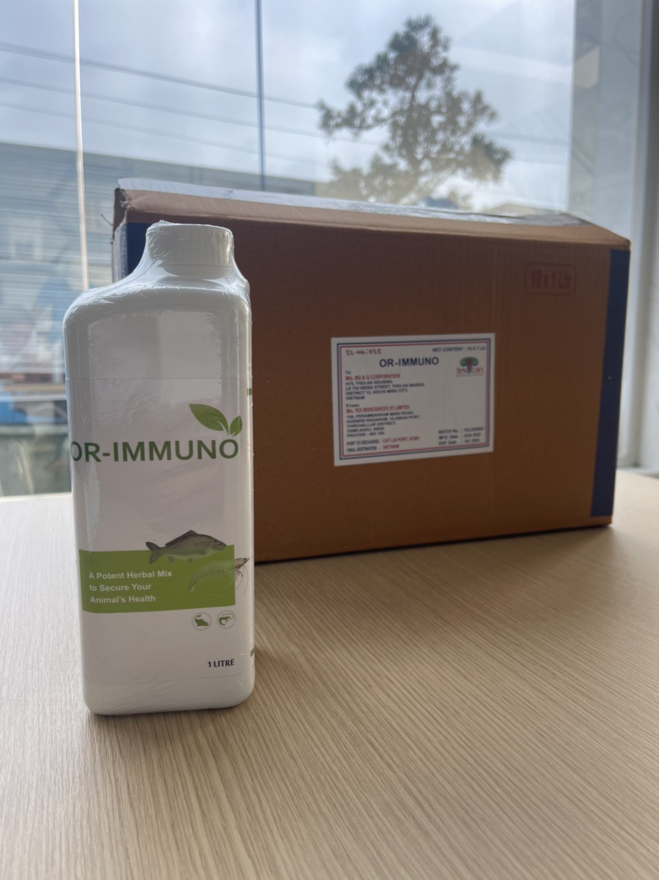 𝐎𝐑 &ndash 𝐈𝐌𝐌𝐔𝐍𝐎 thảo dược thay thế kh&aacuteng sinh cho t&ocircm cá vật nu&ocirci