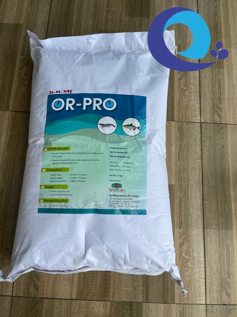 𝐎𝐑 &ndash 𝐏𝐑𝐎 vi sinh nguy&ecircn liệu đường ruột cho t&ocircm cá vật nu&ocirci