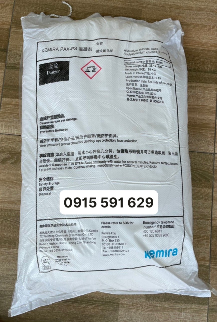 Trợ lắng PAC &ndash Trợ lắng xử lý nước  - Poly Aluminium Chloride