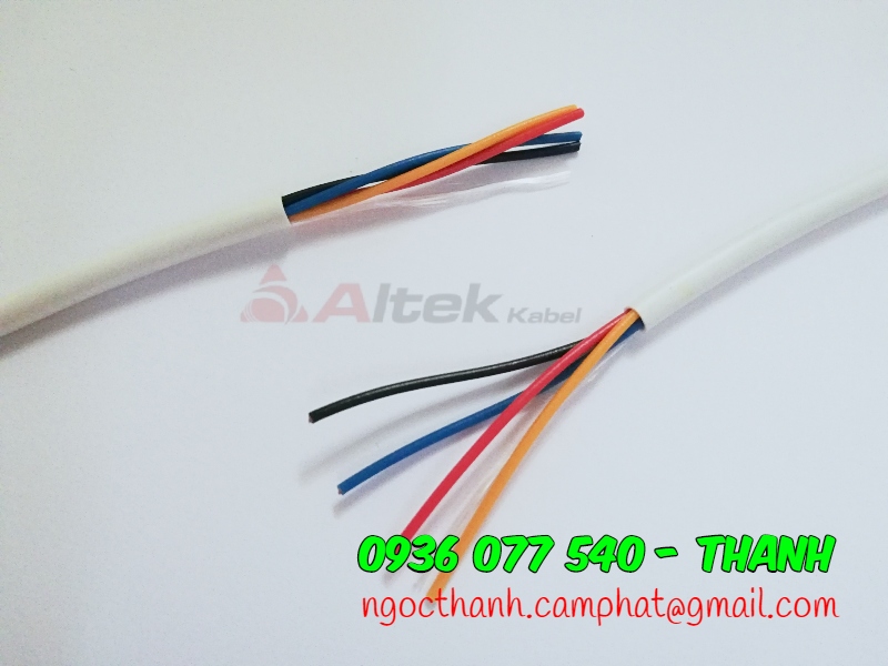 C&aacutep b&aacuteo ch&aacutey 4 x 0.22 mm2 - CBC 4x0.22 ALTEK KABEL