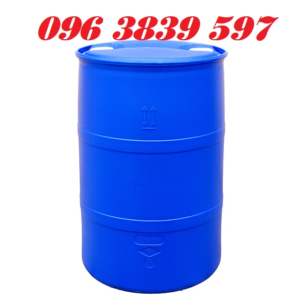 Cung cấp thùng phuy nhựa 220 lít, phuy nhựa đựng hóa chất - 0963839597