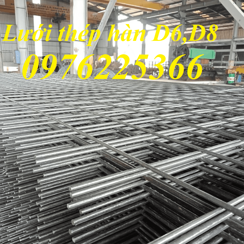 Lưới th&eacutep h&agraven đổ bê t&ocircng D6A150x150,200x200mm
