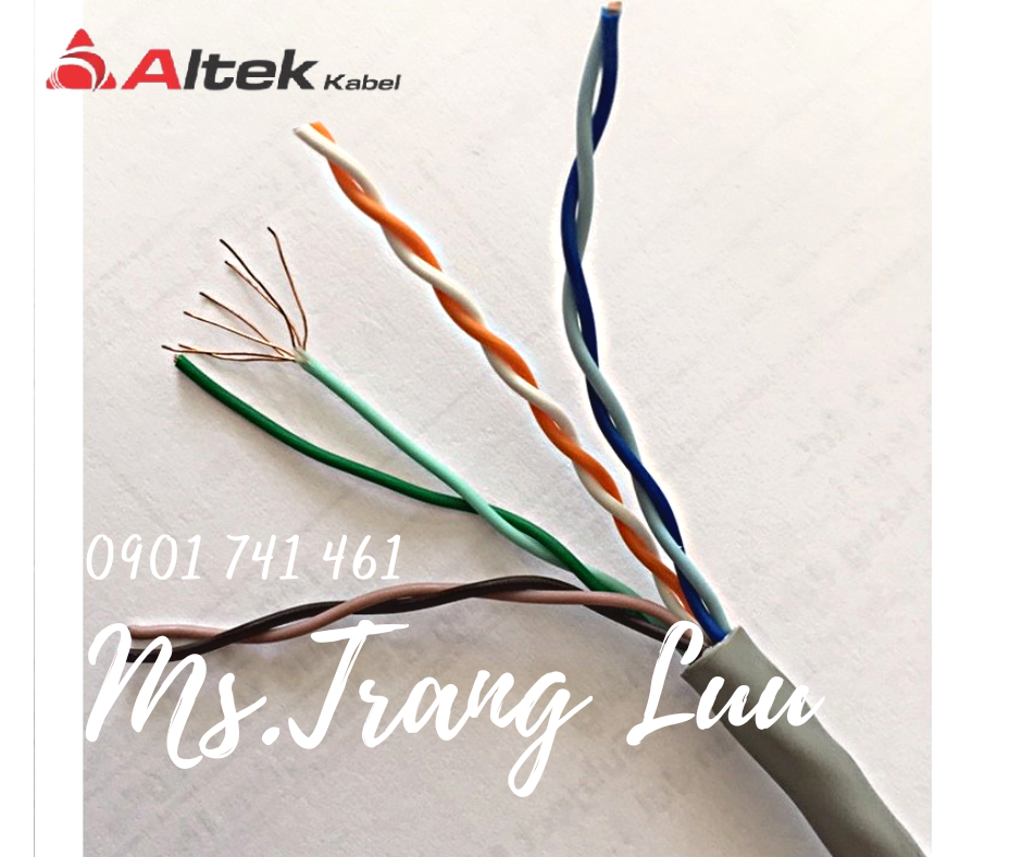 Bảng giá cáp mạng utp/ftp Altek Kabeln (cáp chống nhiễu)
