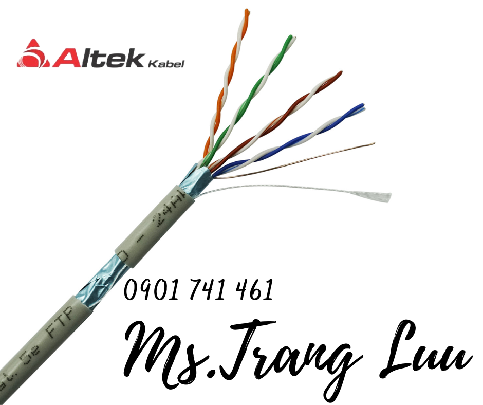 Bảng giá cáp mạng utp/ftp Altek Kabeln (cáp chống nhiễu)