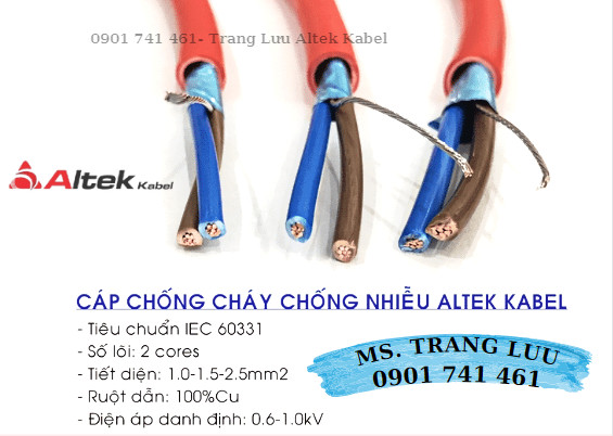 Cáp chống cháy chống nhiễu altek kabel giá tốt nhất thị trường