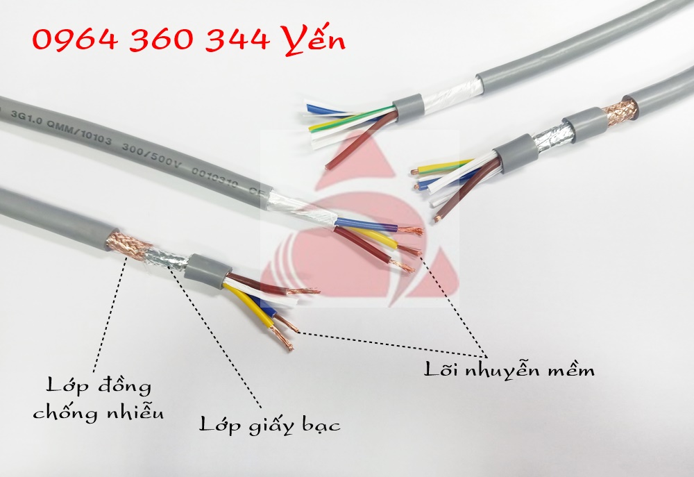 Cáp điều khiển 3 lõi chống nhiễu Altek Kabel