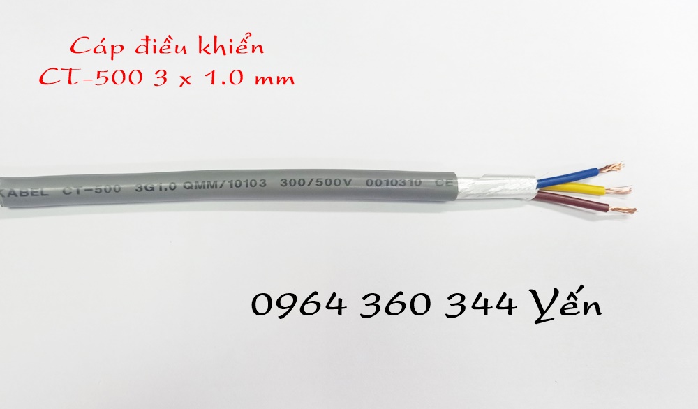 Cáp điều khiển 3 lõi chống nhiễu Altek Kabel