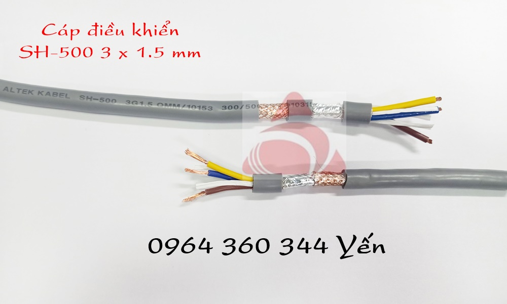 Cáp điều khiển 3 lõi chống nhiễu Altek Kabel