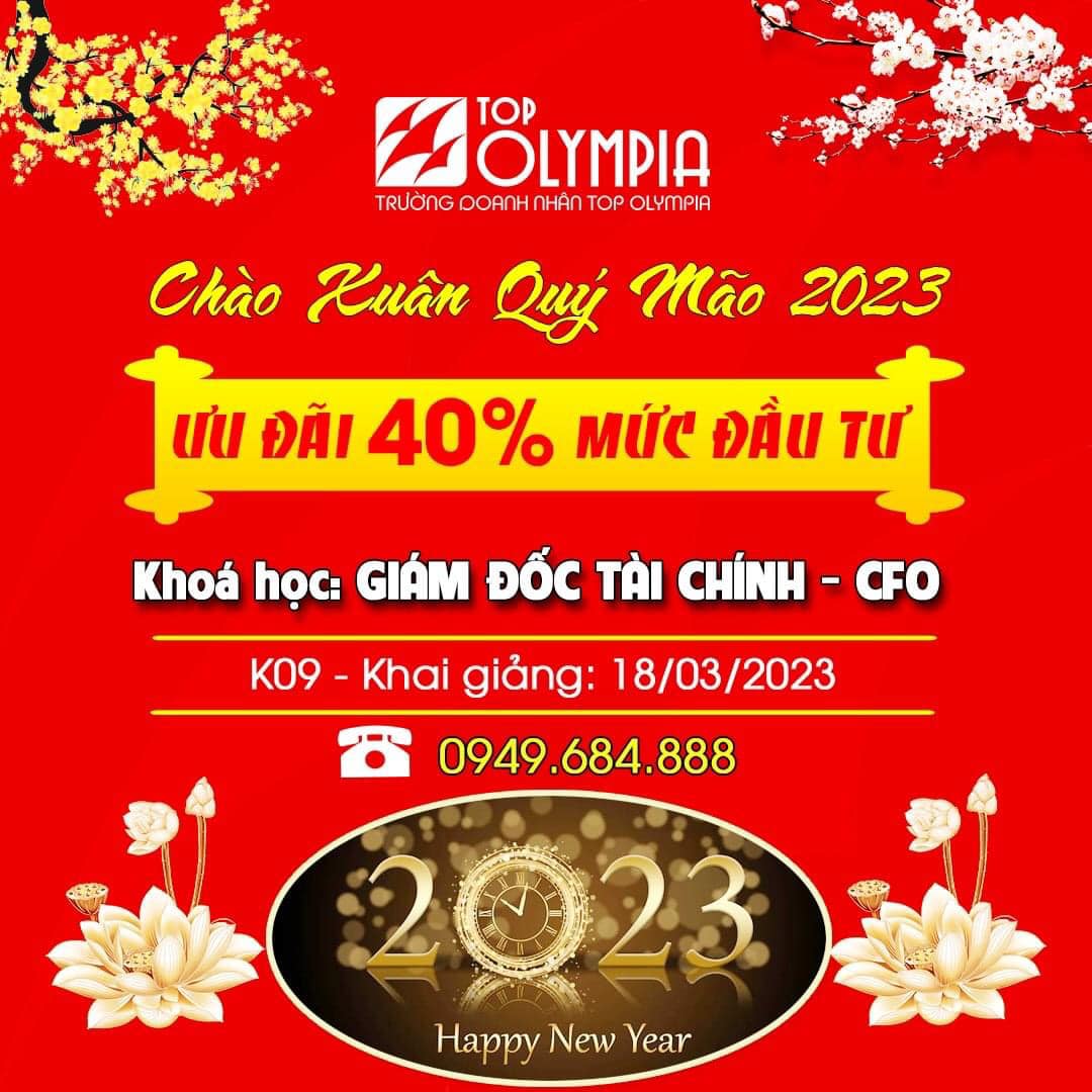 Khoá học CEO, CFO ưu đãi 40% tại Top Olympia