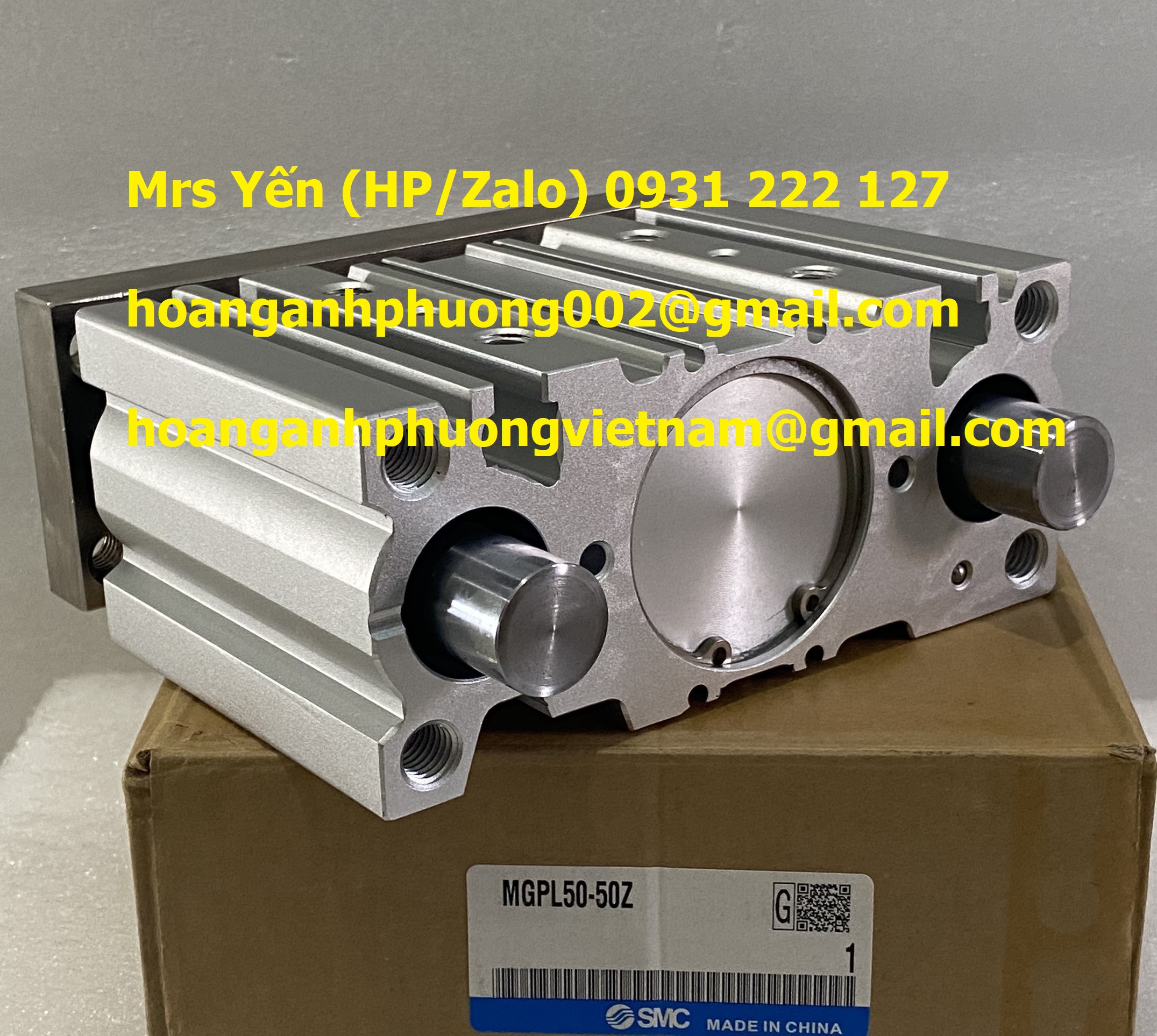 MGPL50-50Z Xy lanh SMC tồn kho giá tốt tại Hoàng Anh Phương