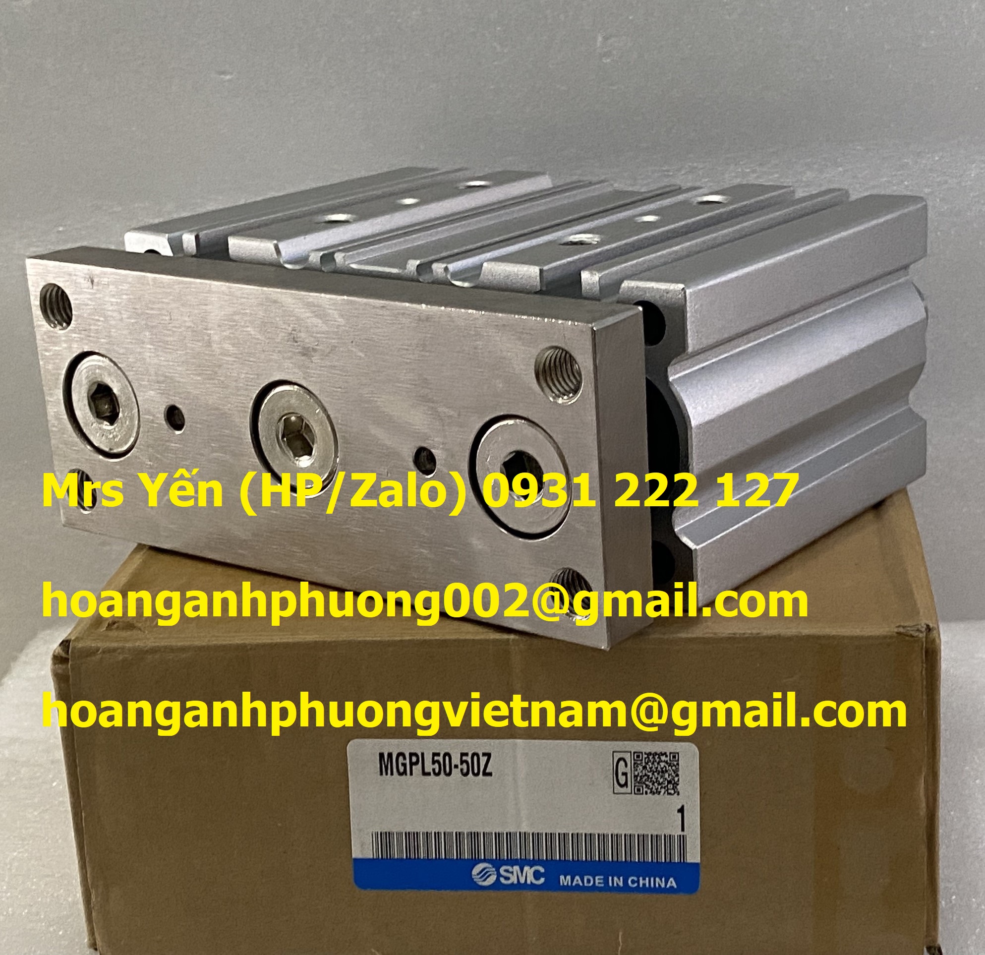 MGPL50-50Z Xy lanh SMC tồn kho giá tốt tại Hoàng Anh Phương