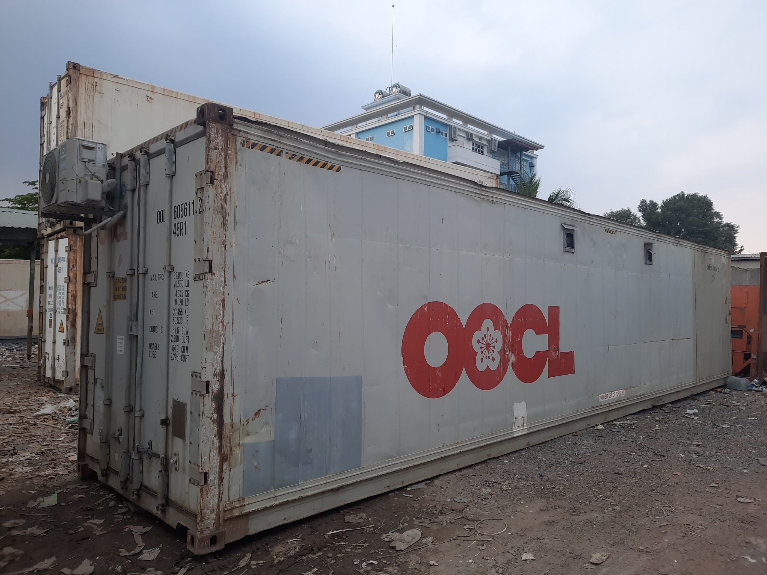 Thanh lý container văn phòng lạnh 40 feet
