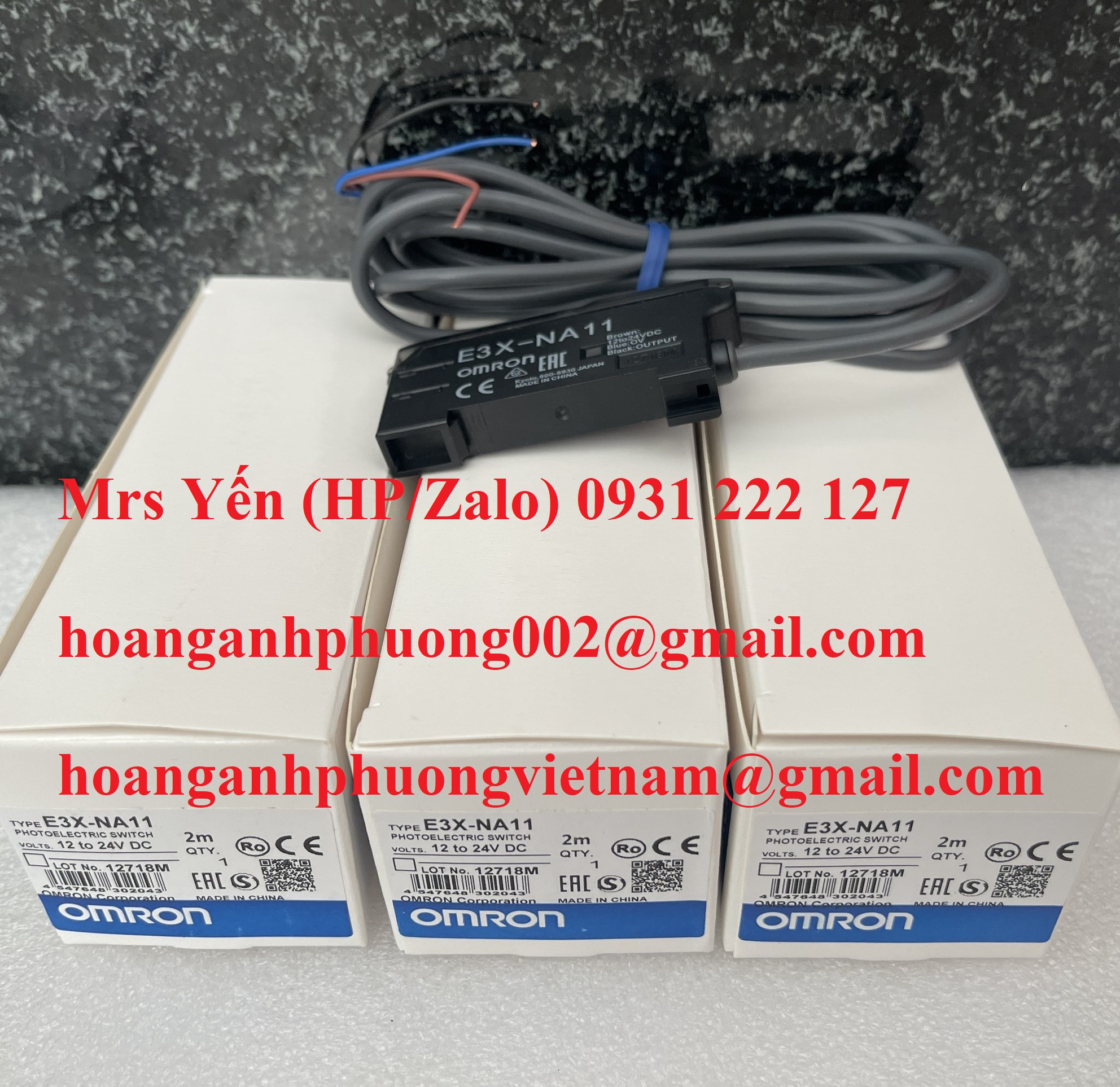 E3X-NA11 Cảm biến quang Omron nhập khẩu mới 100%