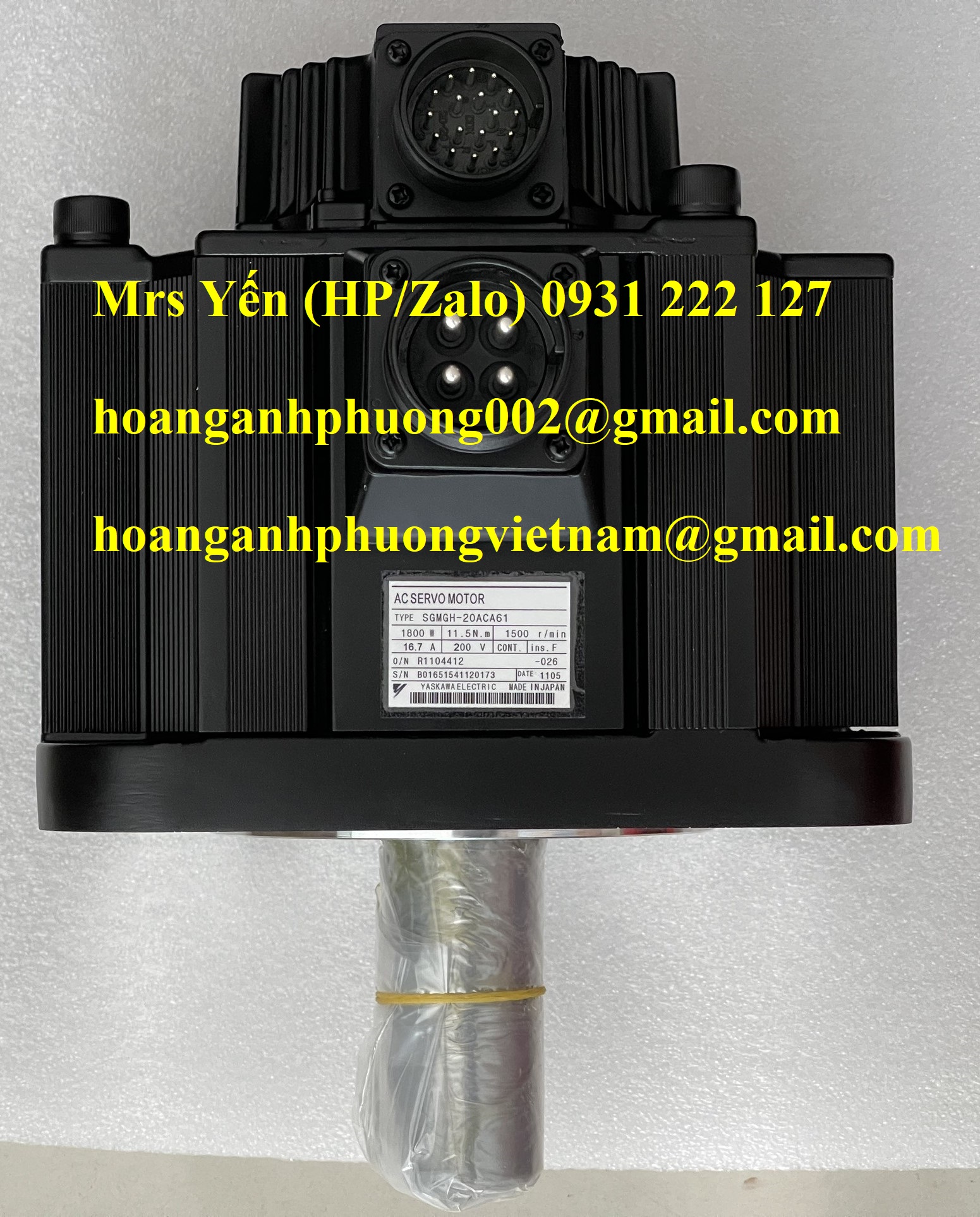 SGMGH-20CA61  Động cơ Yaskawa  Hoàng Anh Phương