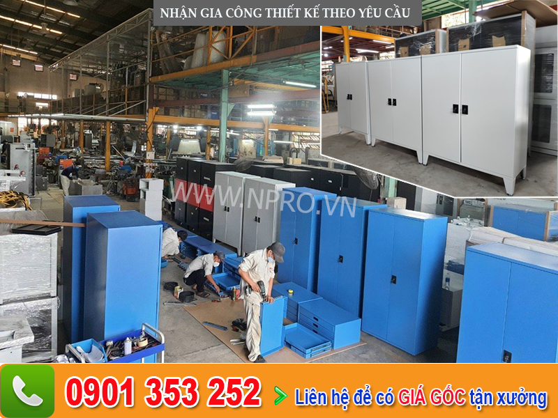 Tủ đựng dụng cụ cơ khí 2 cánh, tủ dụng cụ vật tư 