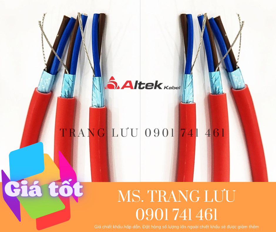 Cáp chống cháy chống nhiễu Altek Kabel tiết diện 1.0 1.5 2.5mm2