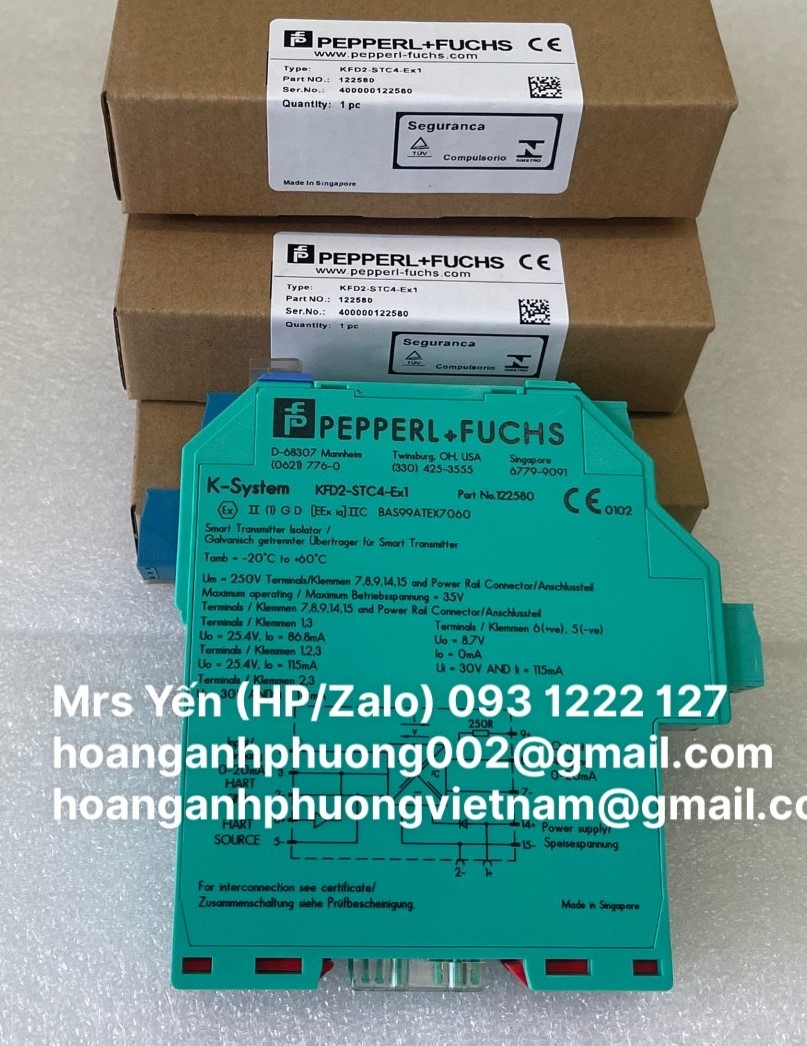 KFD2-STC4-EX1  PEPPERL + FUCHS  Nhập khẩu mới 100%