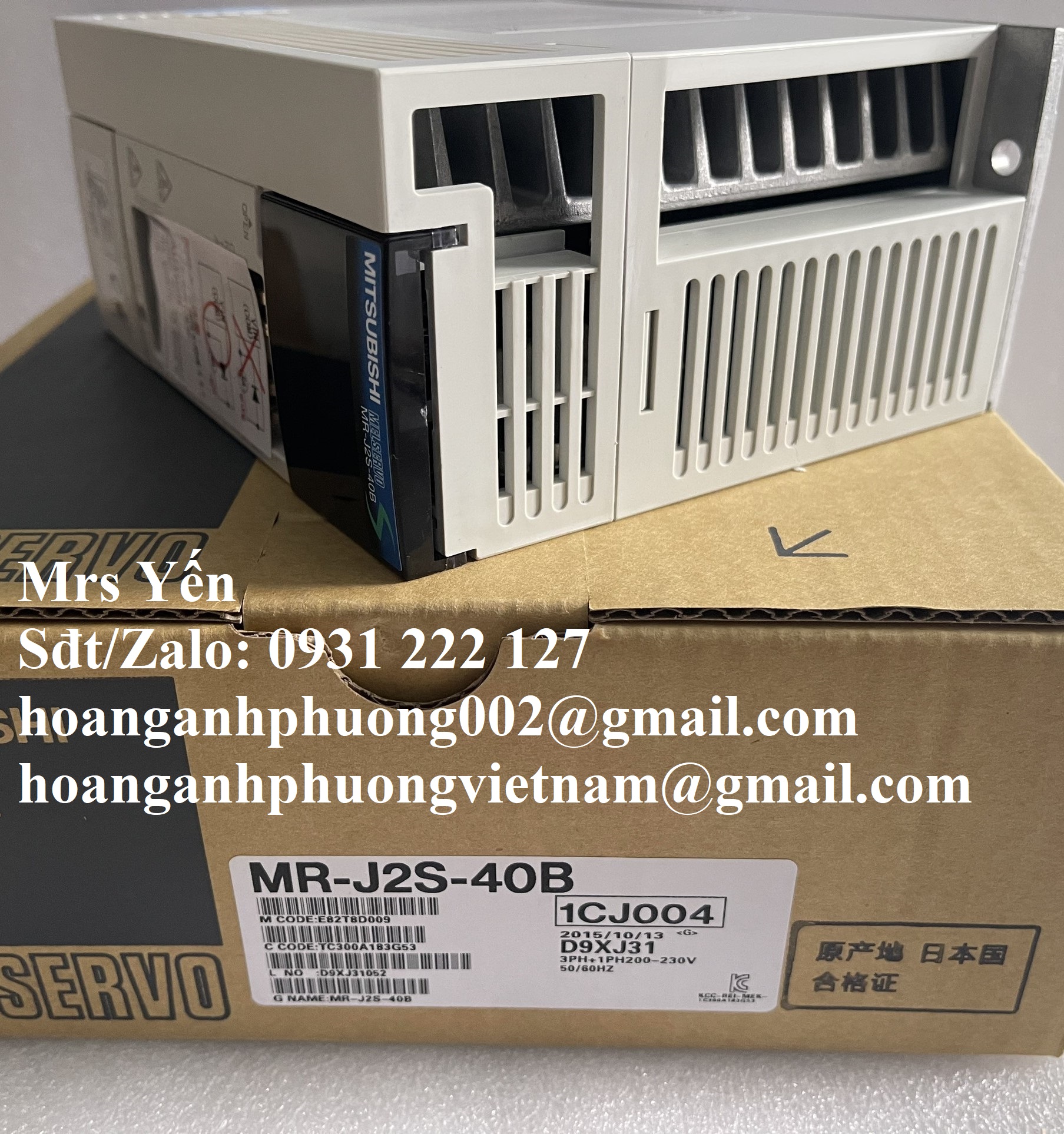 MR-J2S-40B BỘ ĐIỀU KHIỂN SERVO MITSUBISHI MỚI 100%