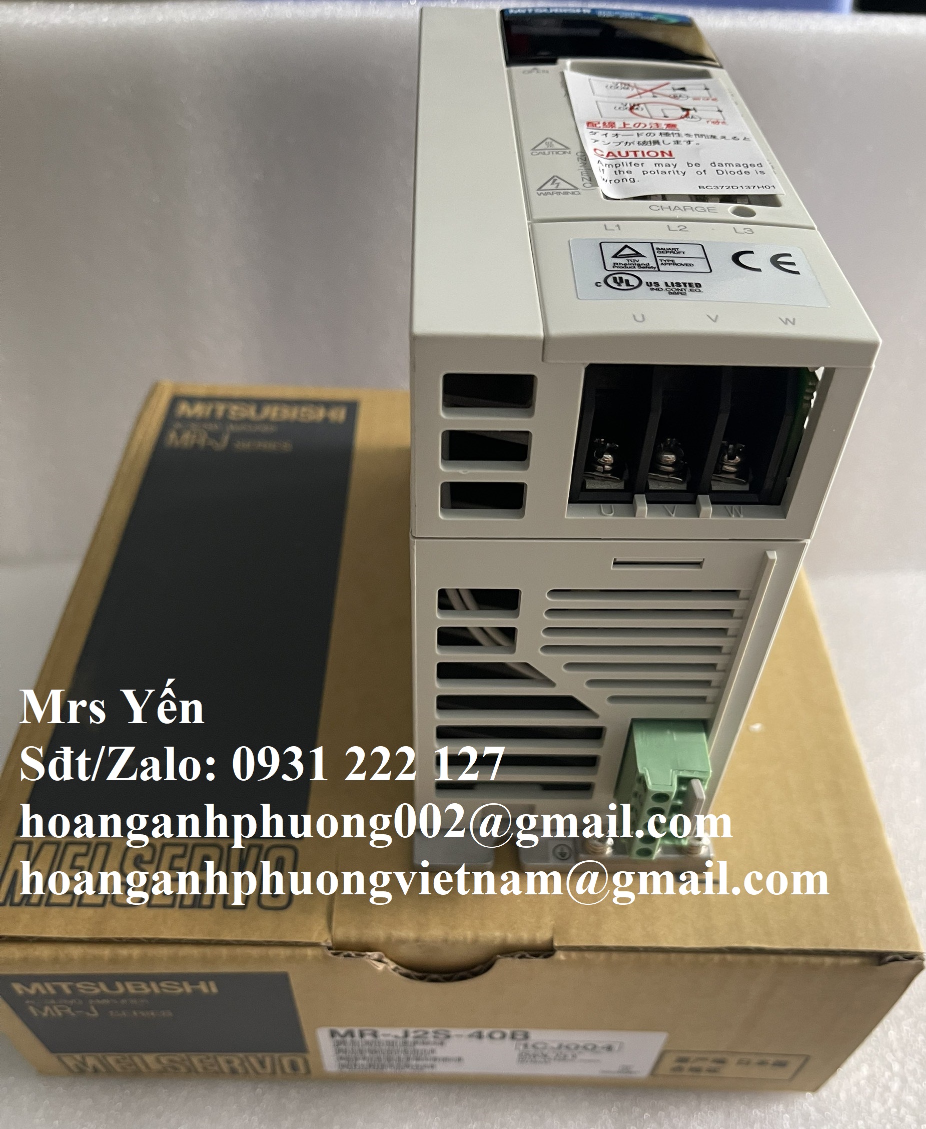 MR-J2S-40B BỘ ĐIỀU KHIỂN SERVO MITSUBISHI MỚI 100%
