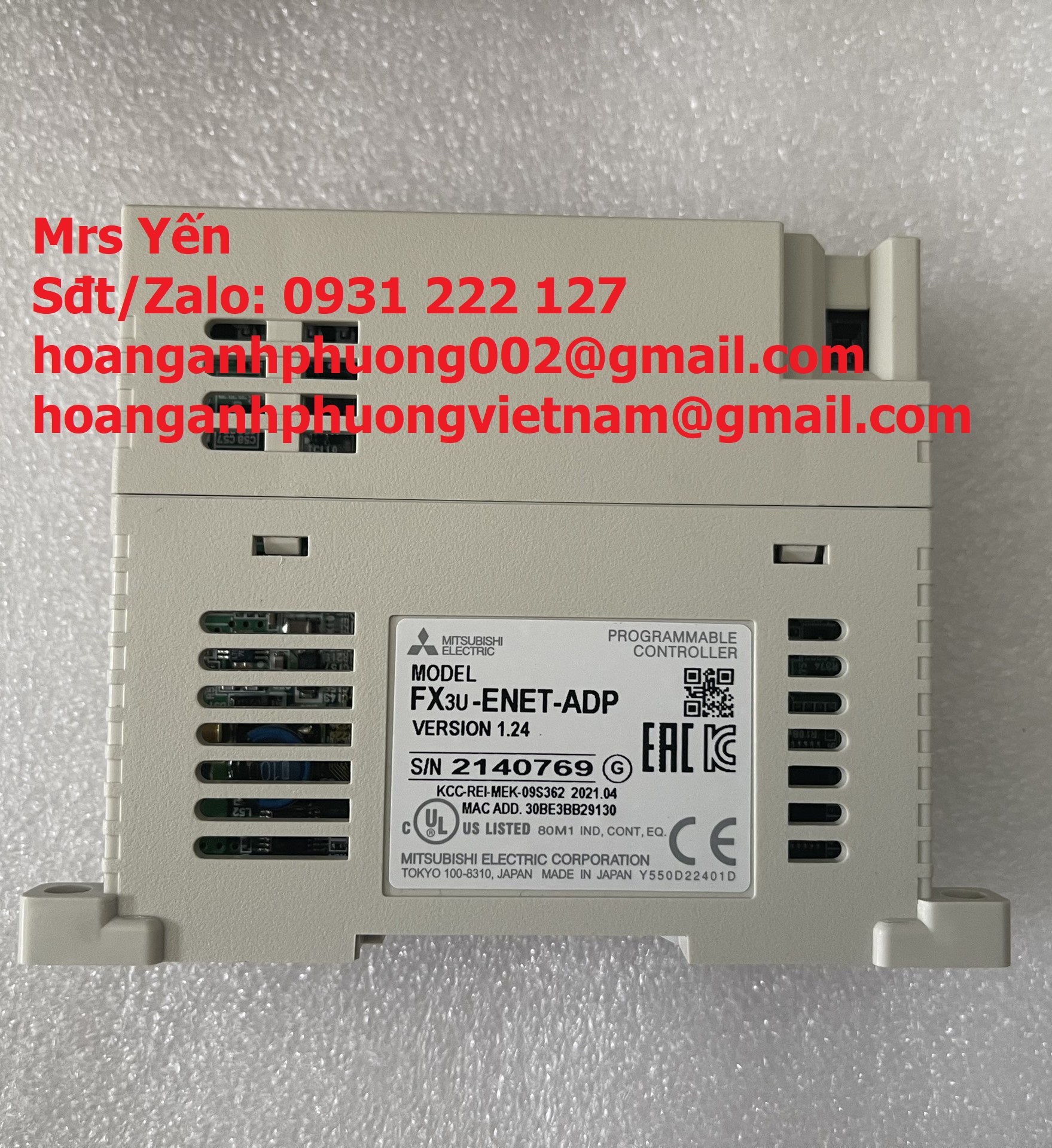 FX3U-ENET-ADP MÔ ĐUN TRUYỀN THÔNG MITSUBISHI CHÍNH HÃNG