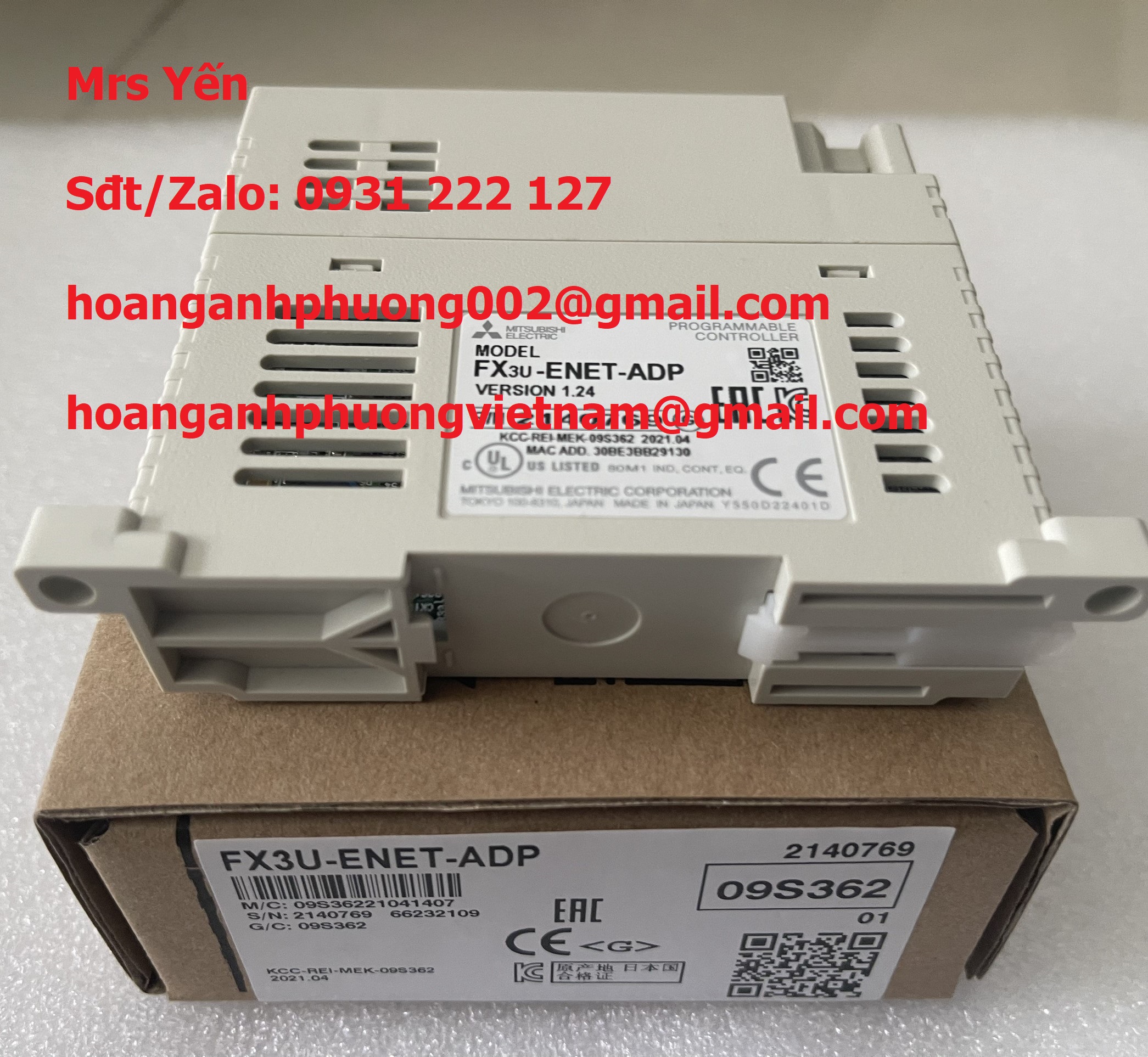 FX3U-ENET-ADP MÔ ĐUN TRUYỀN THÔNG MITSUBISHI CHÍNH HÃNG