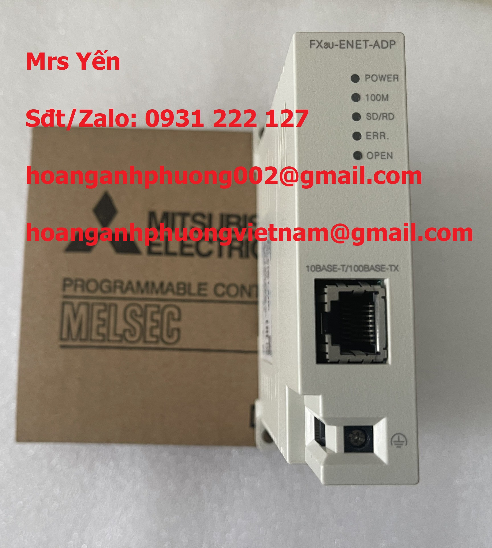 FX3U-ENET-ADP MÔ ĐUN TRUYỀN THÔNG MITSUBISHI CHÍNH HÃNG