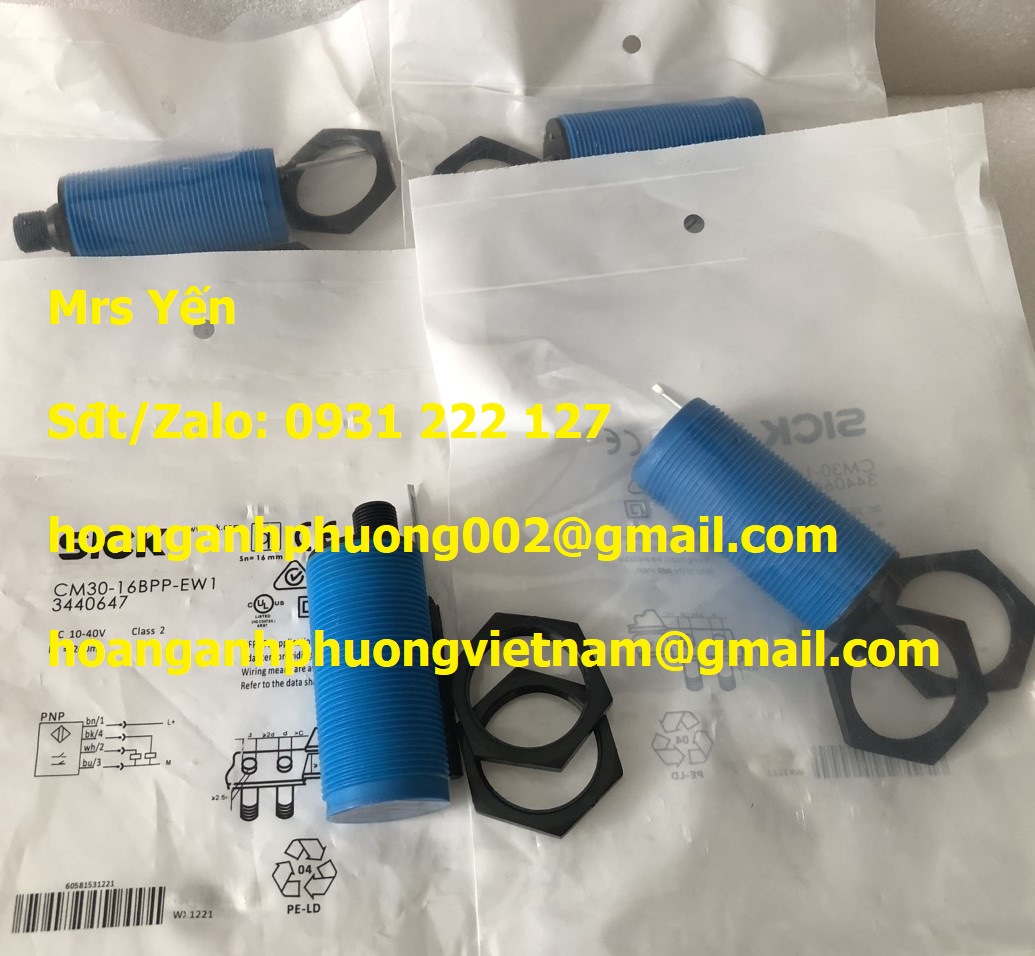 CM30-16BPP-EW1 (3440647) CẢM BIẾN TIỆM CẬN SICK  BH 12 THÁNG
