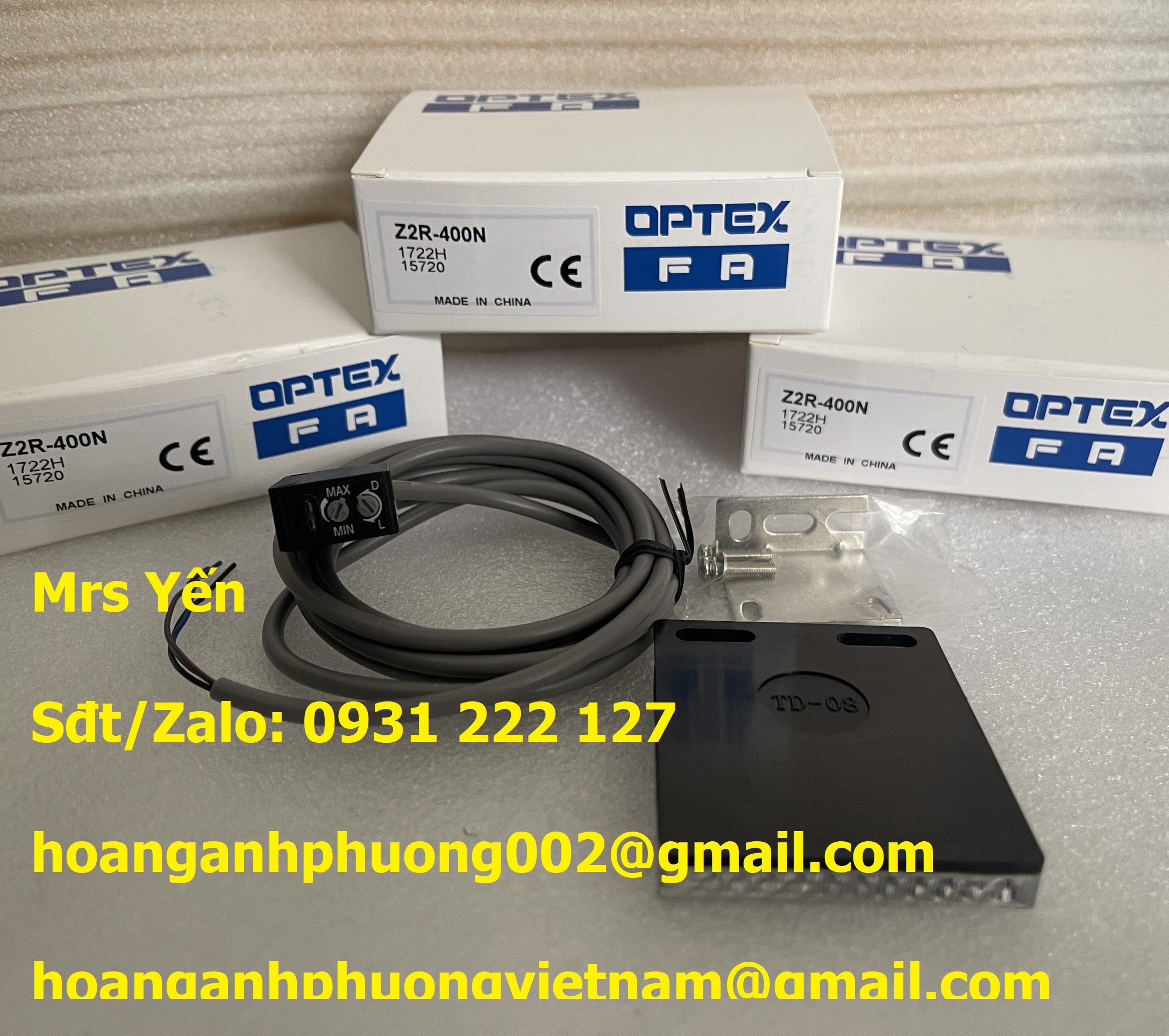 Cảm biến Z2R-400N  Hàng Optex chính hãng giá tốt mới 100%