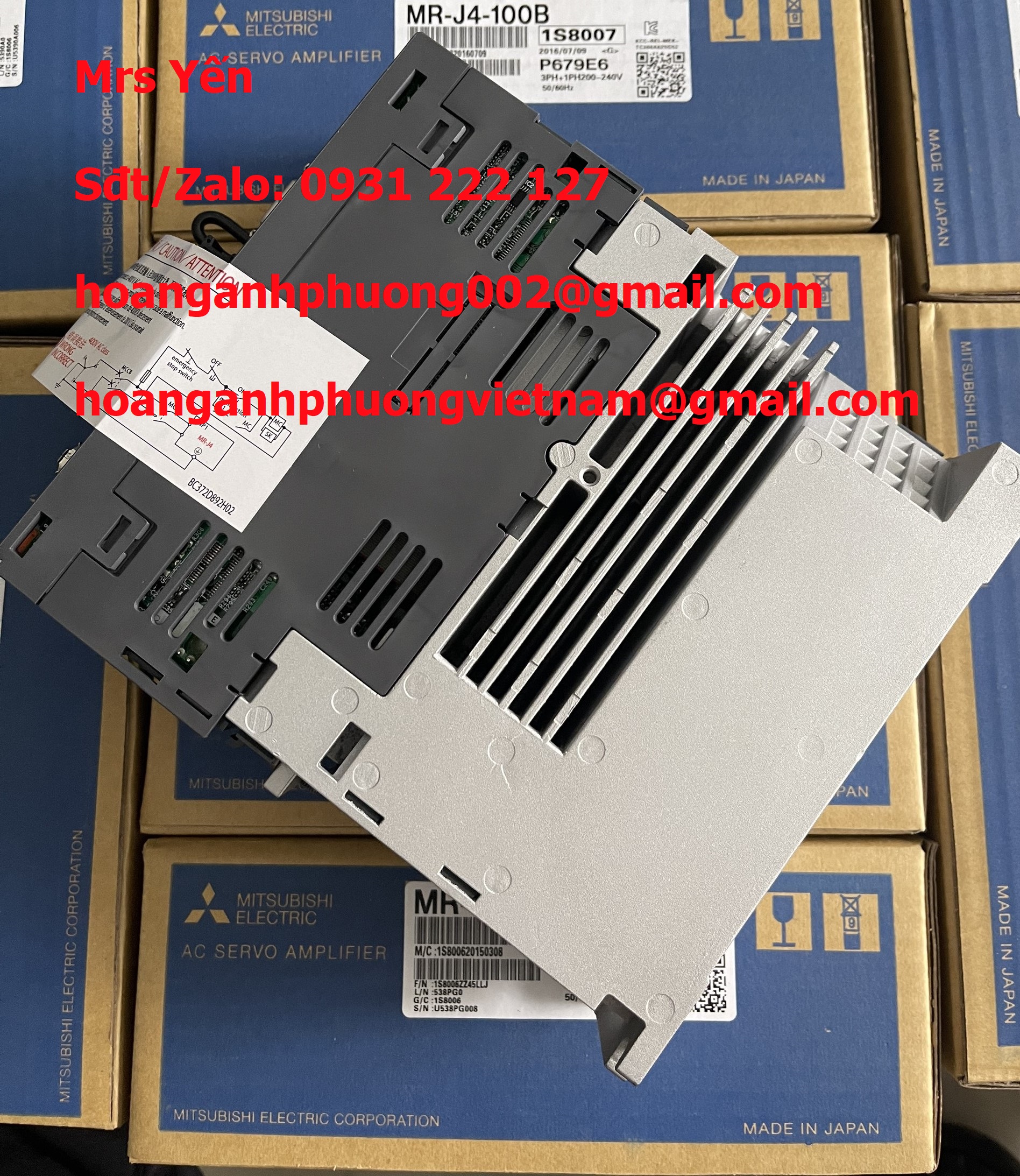 MR-J4-100B Mitsubishi nhập khẩu mới 100%, giá tốt toàn quốc