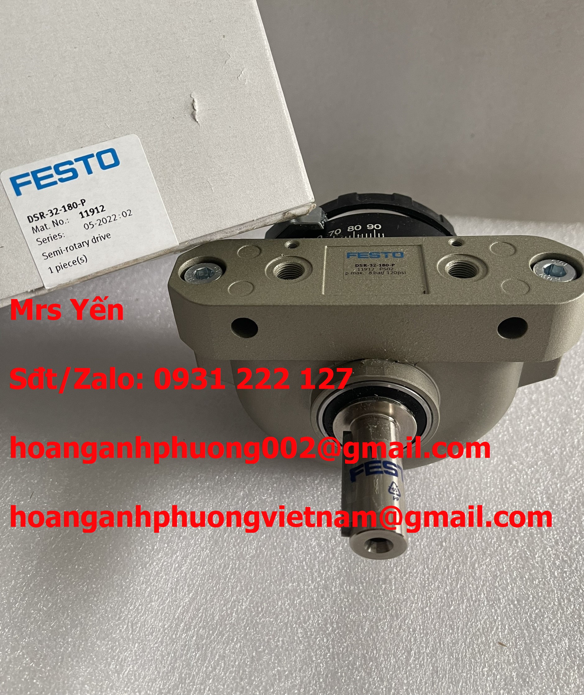 DSR-32-180-P Xy lanh quay Festo nhập khẩu trực tiếp mới 100%