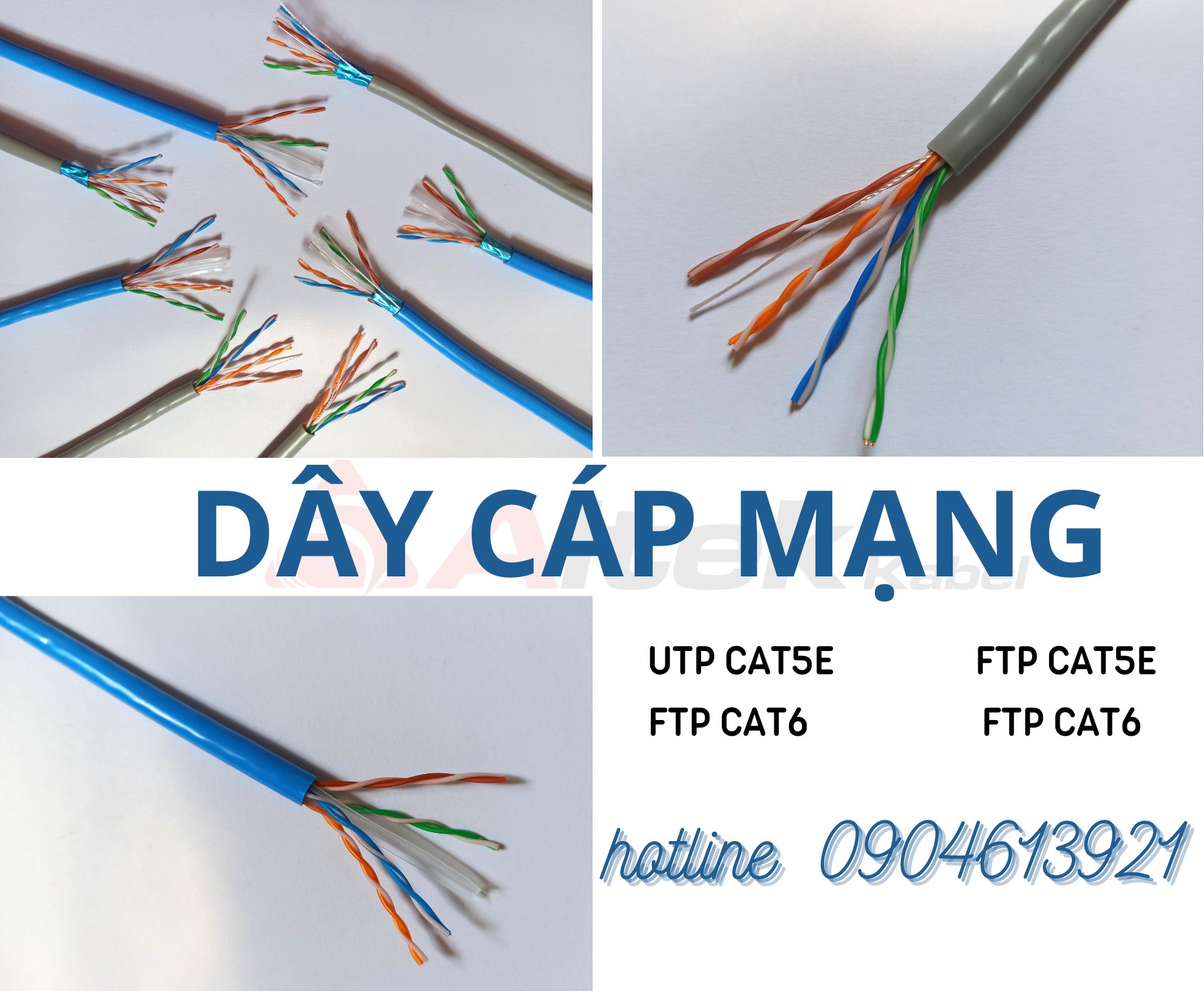 Dây cáp mạng cat5 cat6, dây cáp mạng chống nhiễu ngoài trời