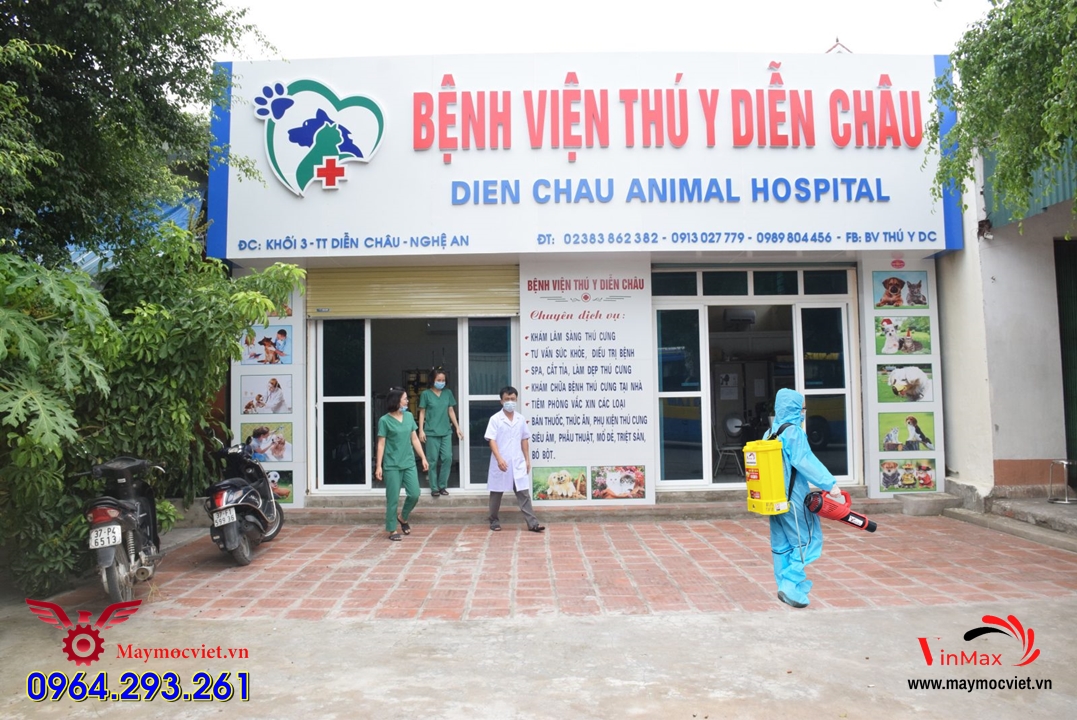 [Giảm kịch sàn] Bộ máy phun khử khuẩn Turbo BA6 gắn bình COV20