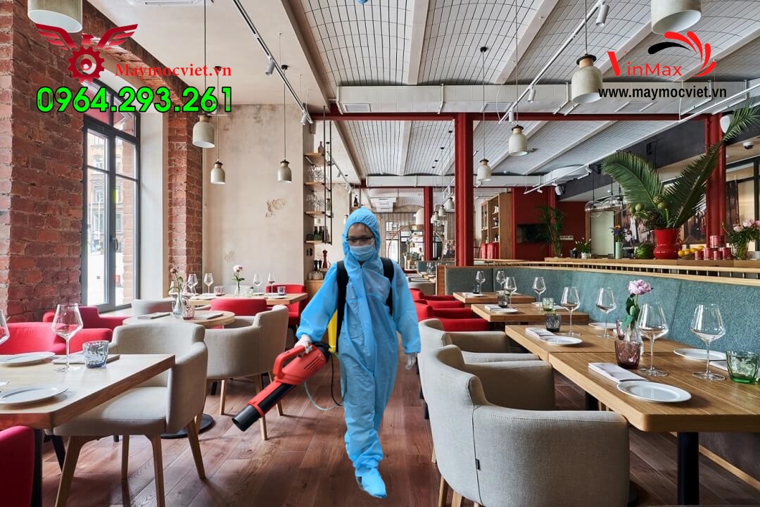 [Giảm kịch sàn] Bộ máy phun khử khuẩn Turbo BA6 gắn bình COV20