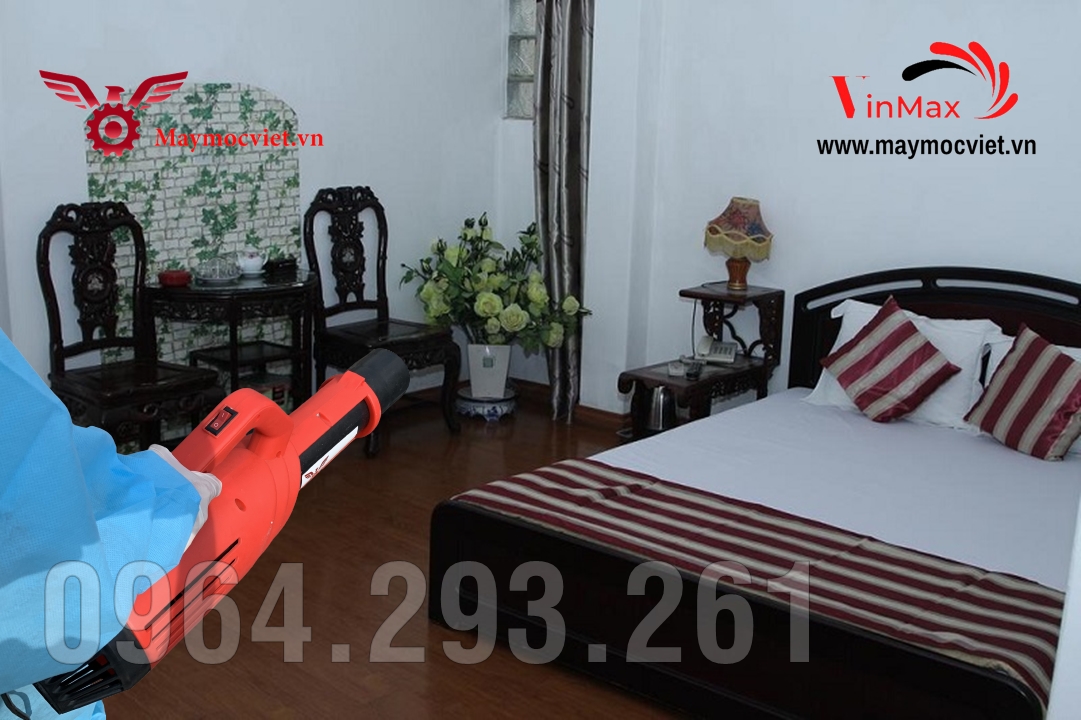 [Giảm kịch sàn] Bộ máy phun khử khuẩn Turbo BA6 gắn bình COV20