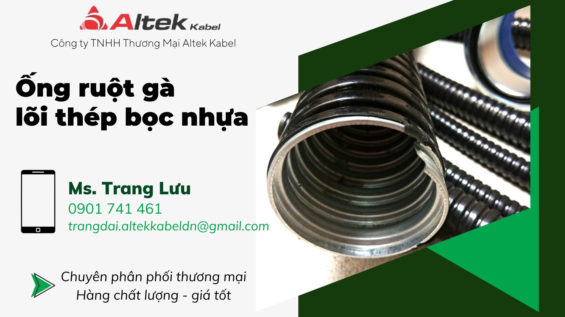 Ống ruột gà lõi thép hàng nhập khẩu giá tốt nhất thị trường