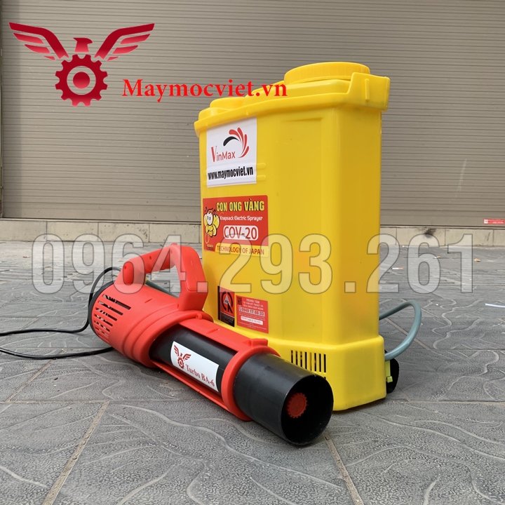 Máy phun diệt trừ nhện đỏ gây hại trên cây sâu riêng Turbo BA6
